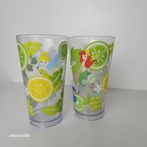 Disney store summer cups plastic 2 cups replacement